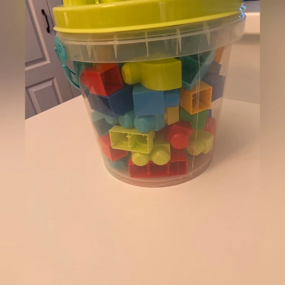 FISHER PRICE MEGA BLOCKS FIRST BUILDING BLOCKS MISC SIZES AND SHAPES  50+ BLOCKS